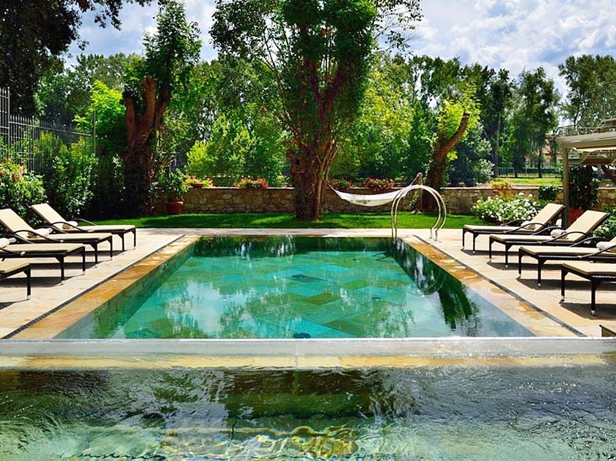 Ville Sull'Arno Флоренция Екстериор снимка The swimming pool at the hotel